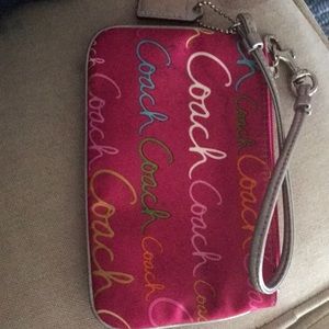 Coach wristlet
